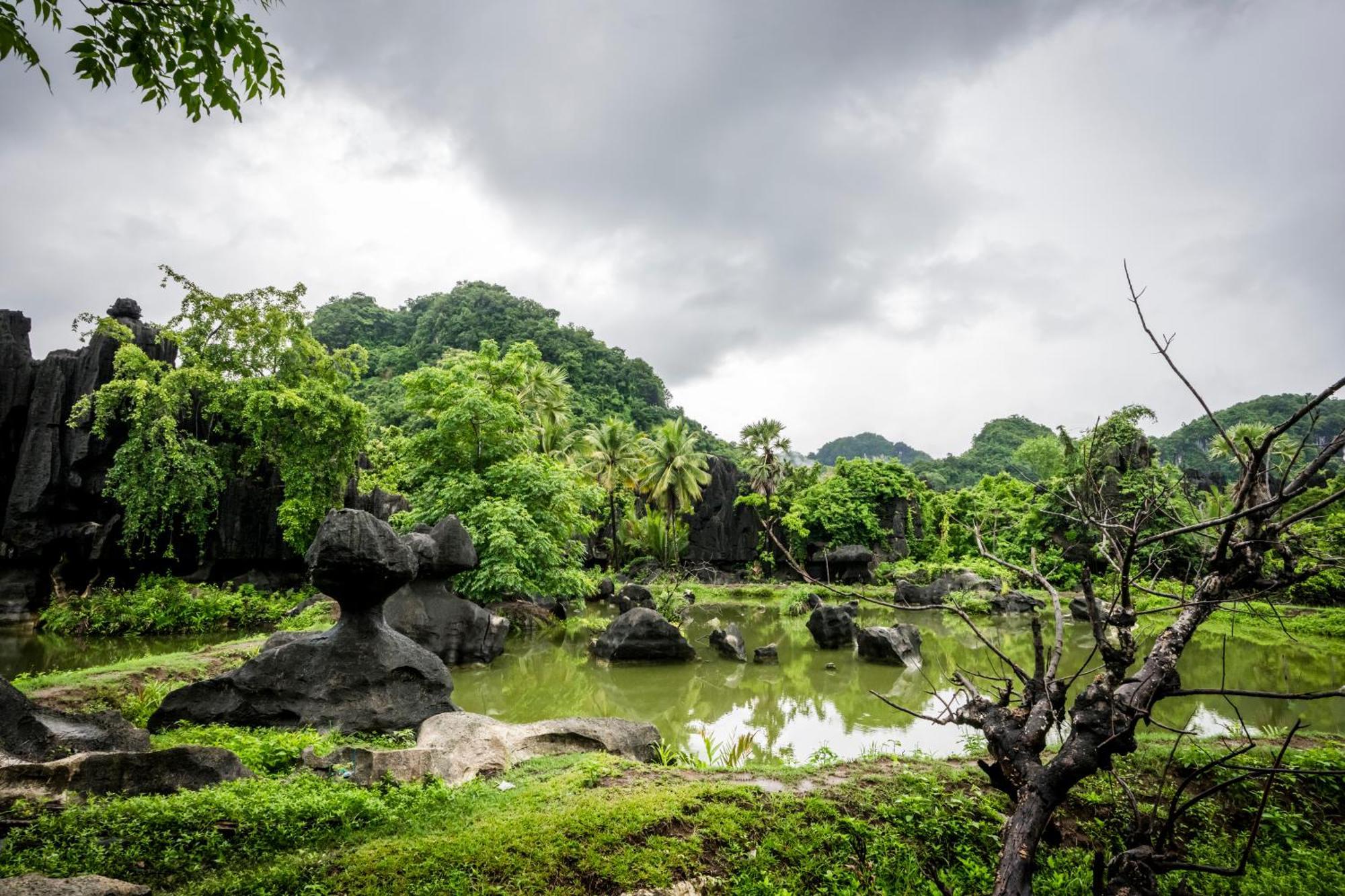Гостевой дом Kampoeng Karst Rammang Rammang Kasijala Экстерьер фото