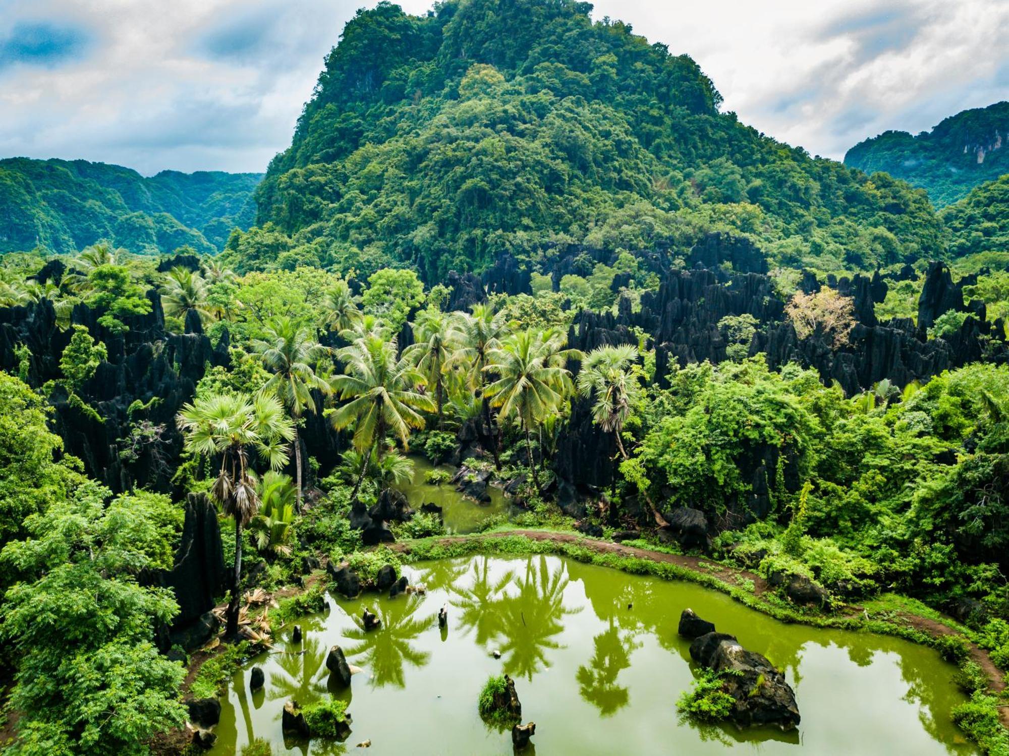Гостевой дом Kampoeng Karst Rammang Rammang Kasijala Экстерьер фото